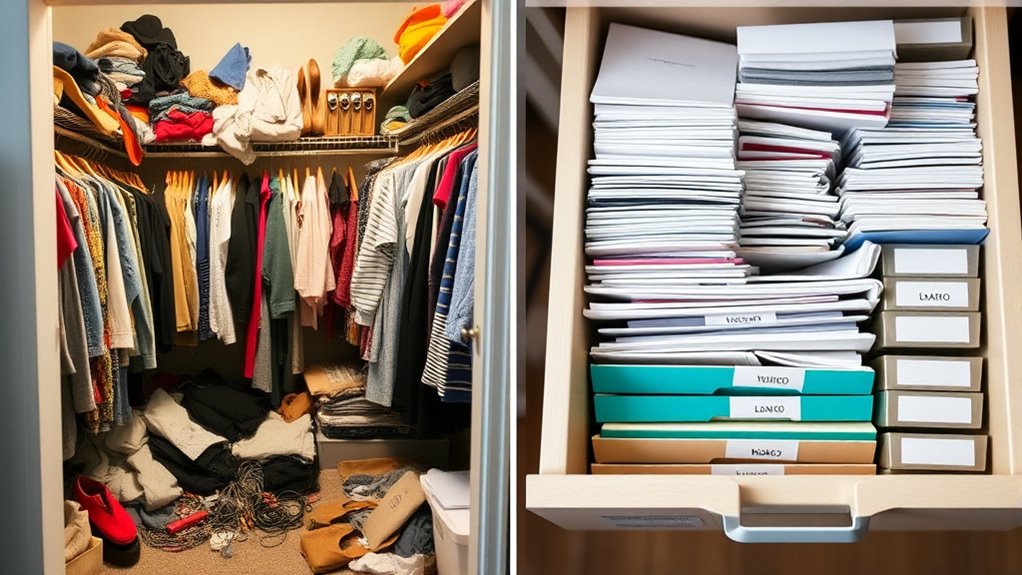 effective decluttering and organizing routines