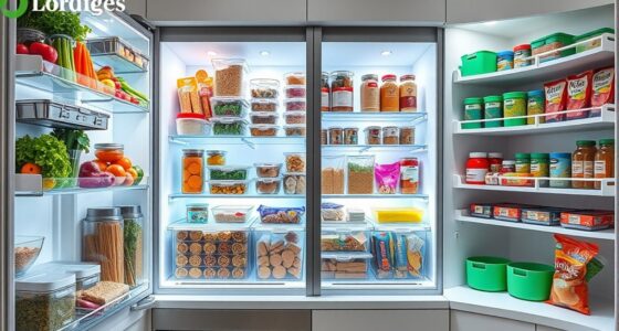 efficient fridge and pantry organization