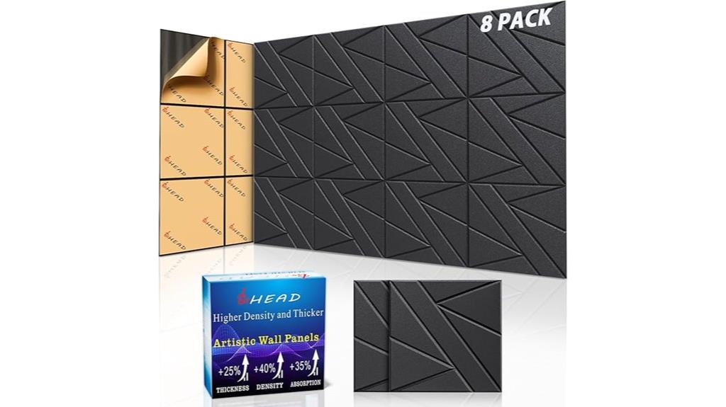 eight pack acoustic wall panels