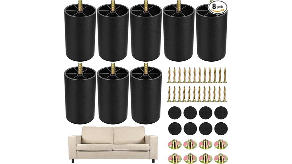 eight pack plastic legs