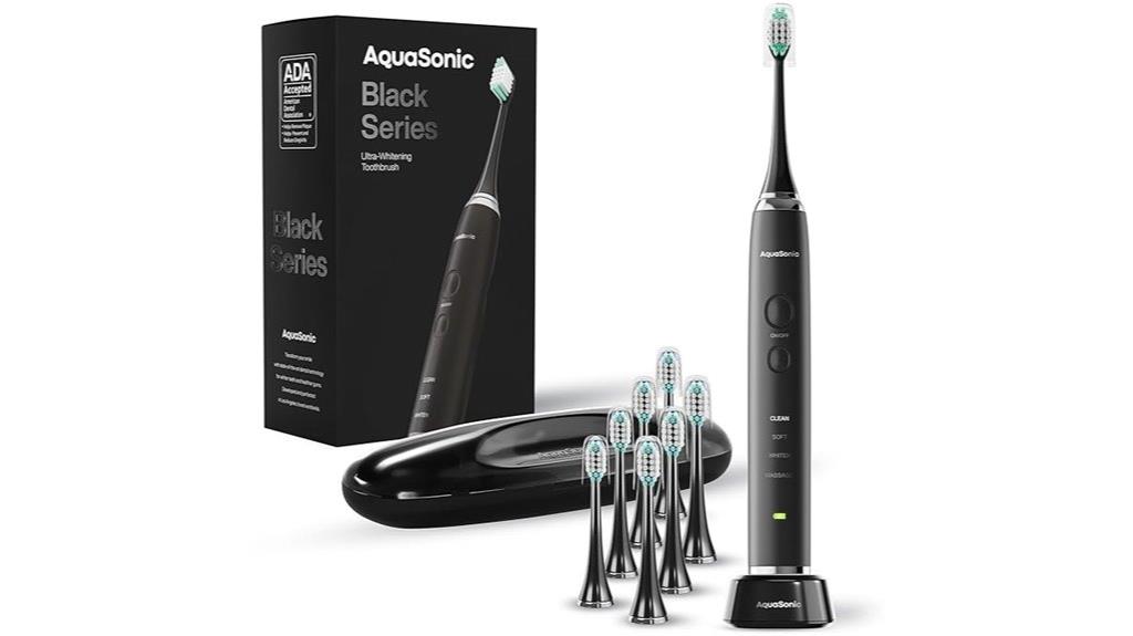 electric toothbrush with eight heads
