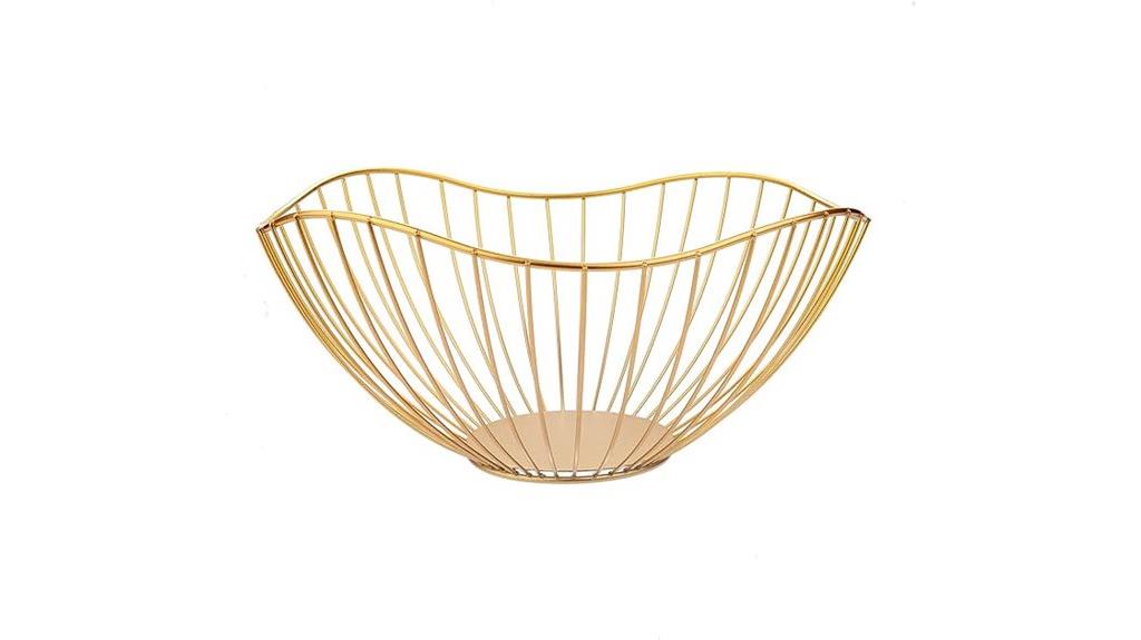 elegant curved edge dish