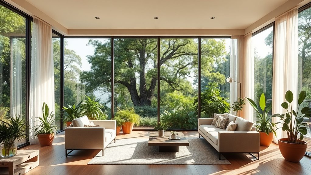 enhance views with natural light