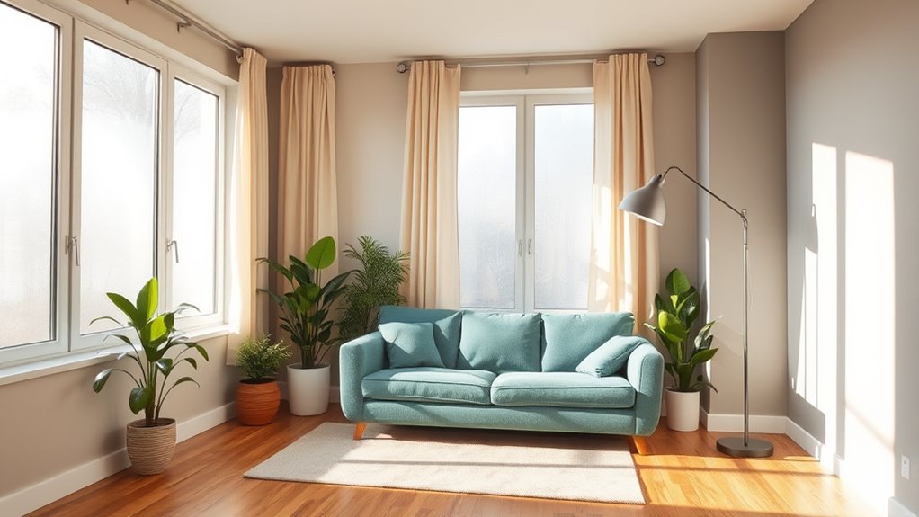 evaluate lighting and space