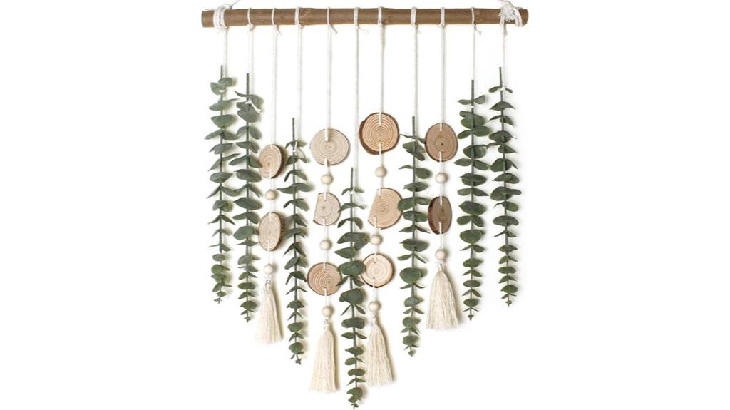 fake eucalyptus wall decor