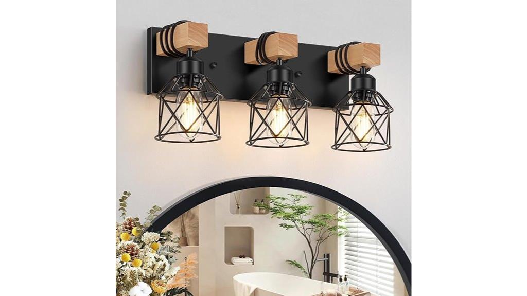 farmhouse bathroom vanity light
