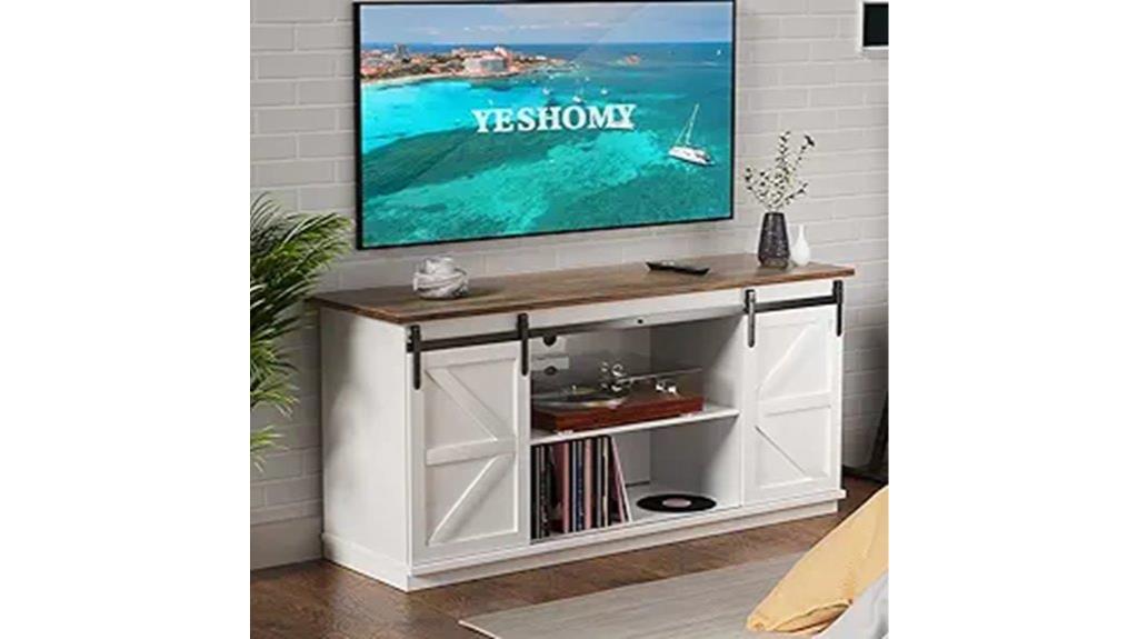 farmhouse style tv stand