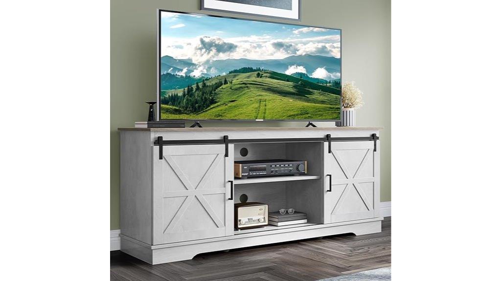 farmhouse style tv stand