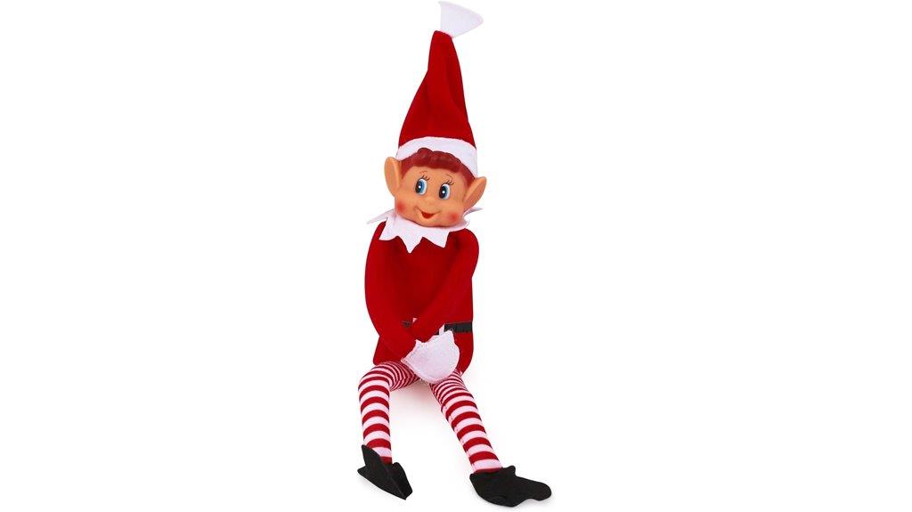 festive elf plush toy