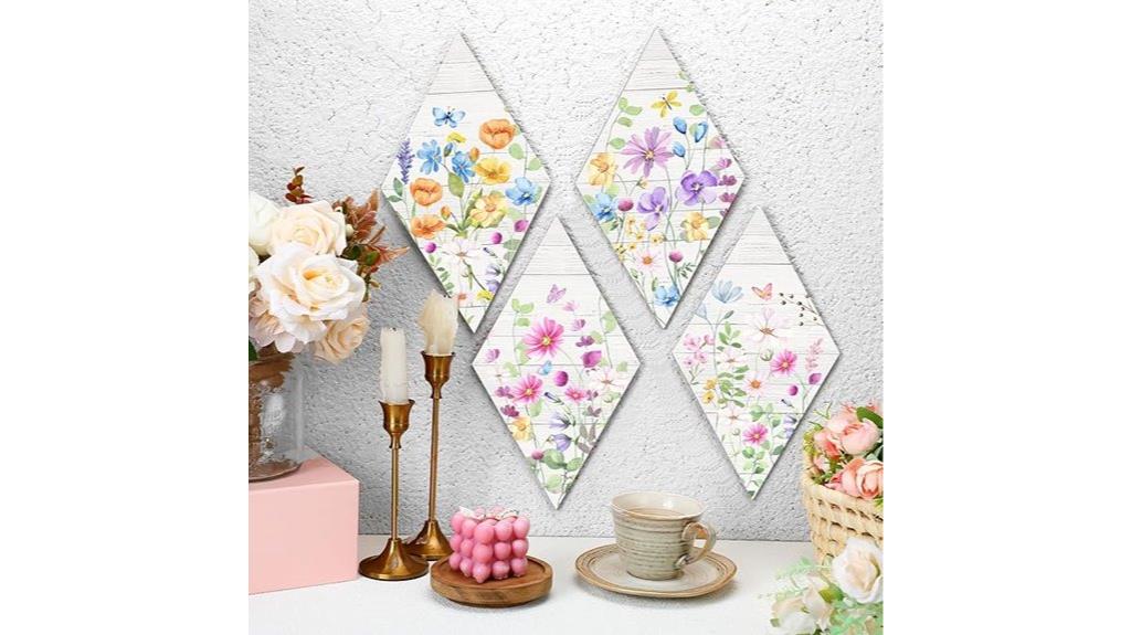 flower wall art kit