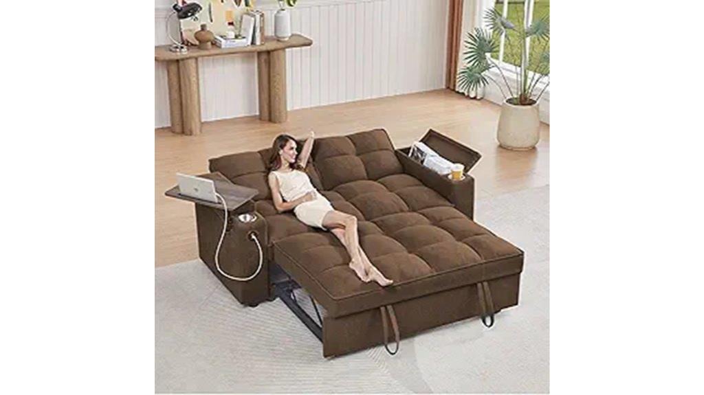 folding convertible sofa bed