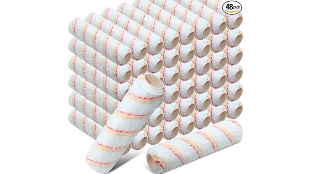 forty eight paint roller covers