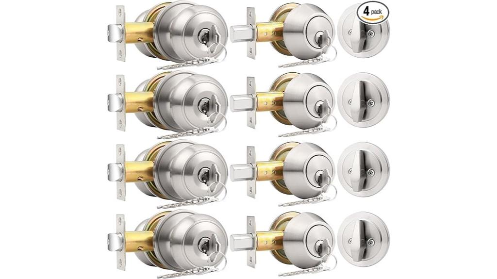 four lock set pieces