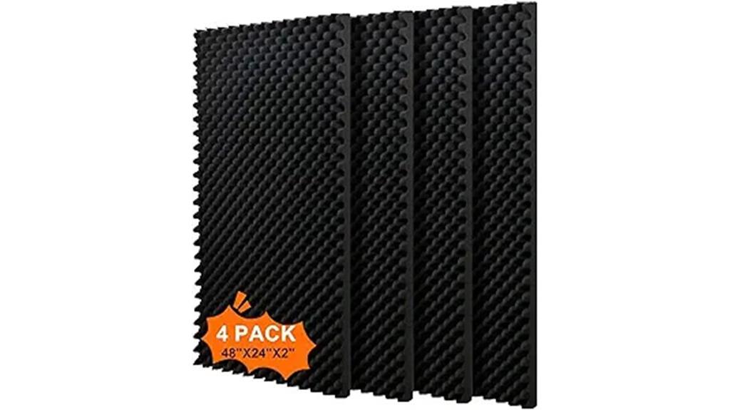 four pack soundproof foam