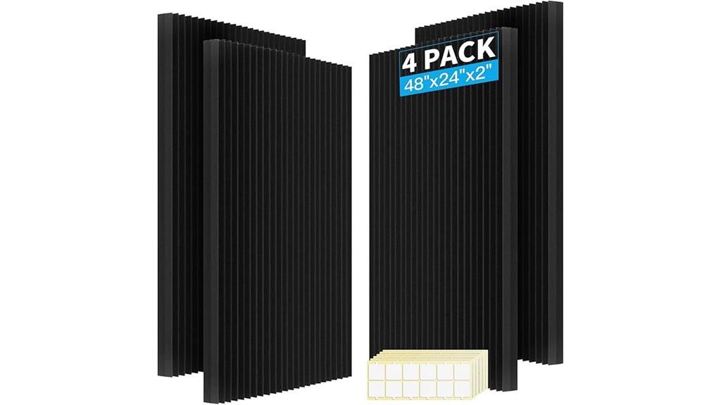 four pack soundproof panels