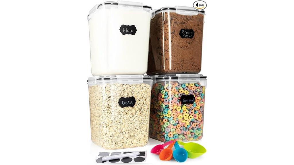 four pack storage containers