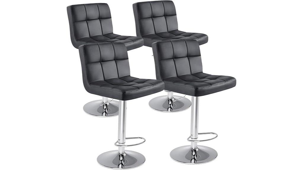 four stools metal bases