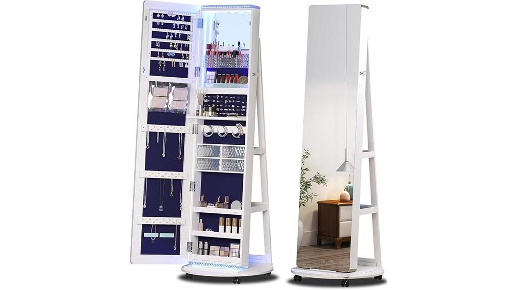 full length mirror with lights