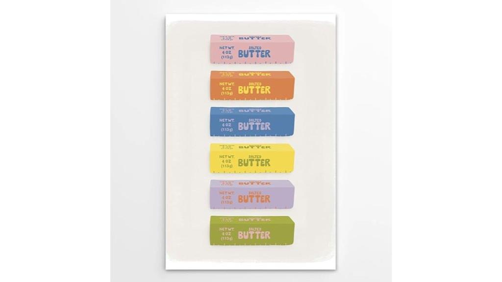 funny butter sticks poster