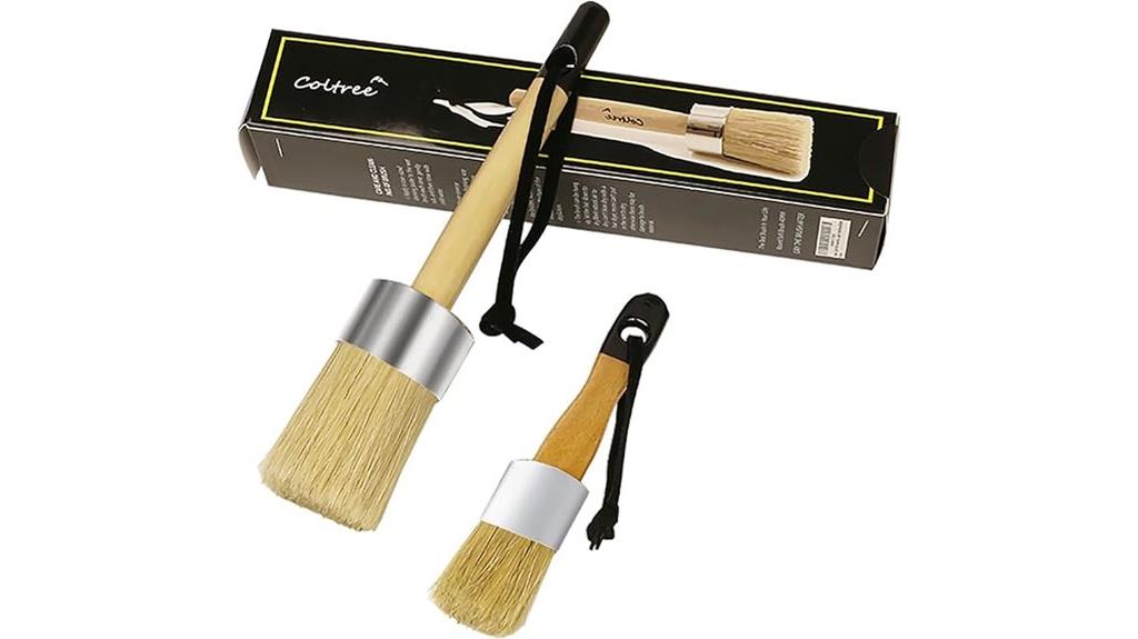 furniture chalk paint brush set