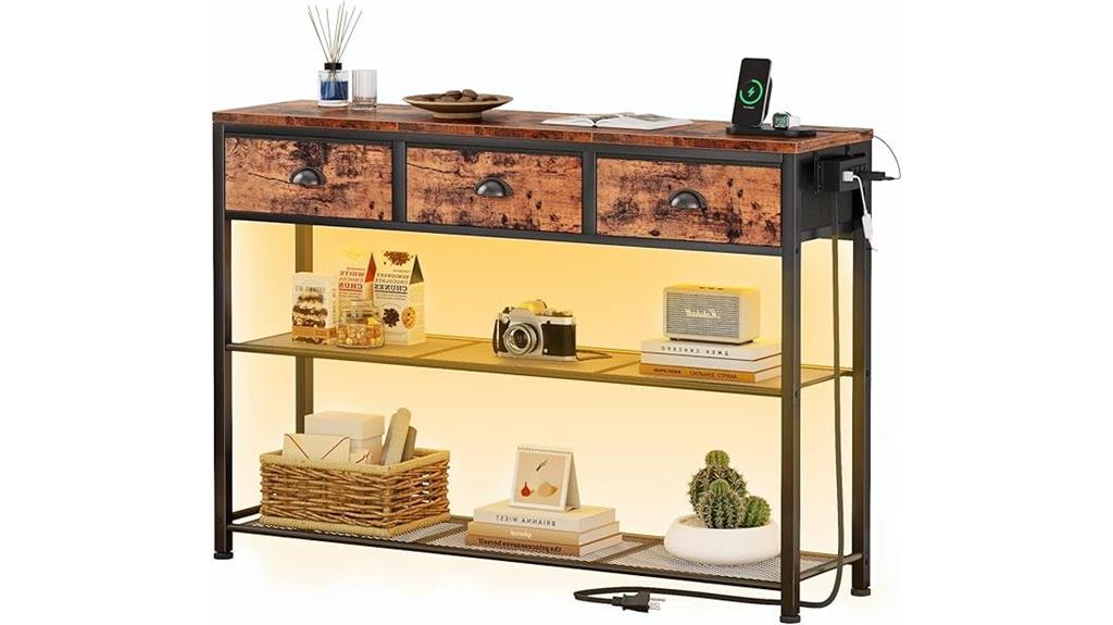 furologee table with charging