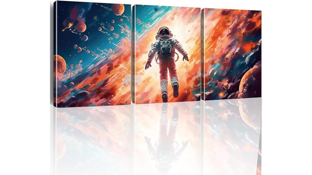 galaxy space astronaut art