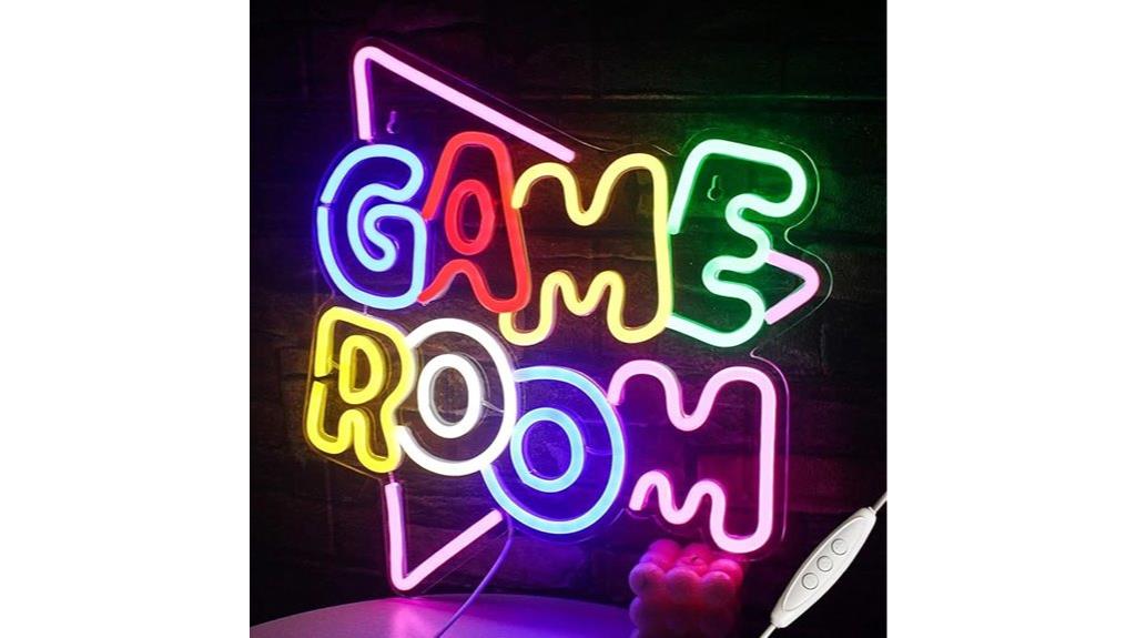 gamer neon room sign