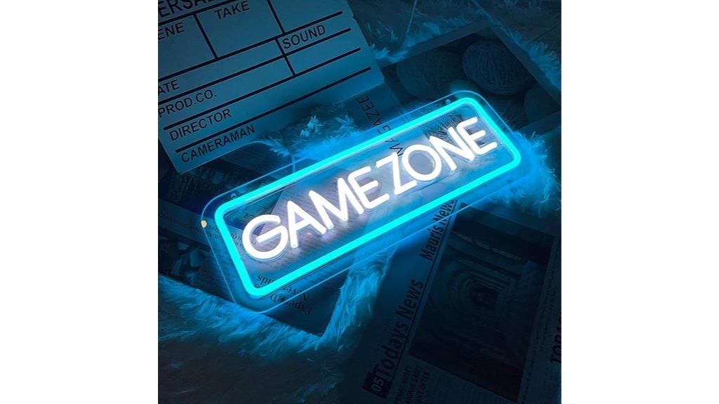 gamer room neon sign