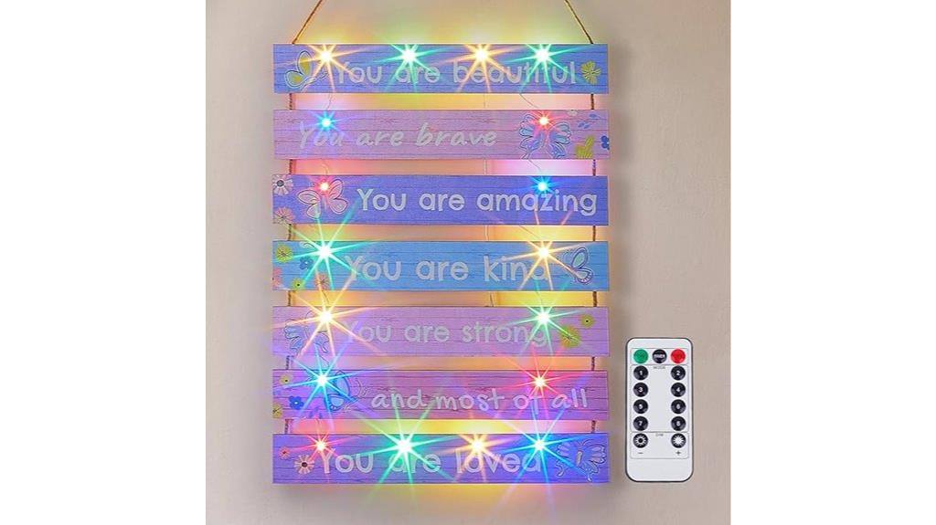 girls led wall art