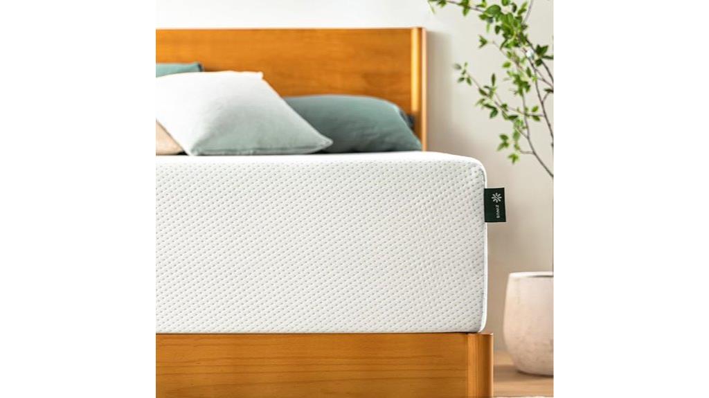 green tea memory foam mattress