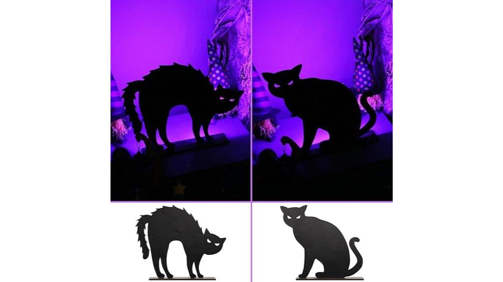 halloween black cat signs
