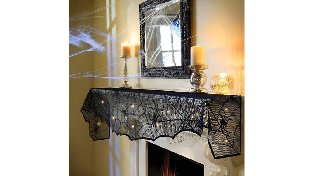 halloween indoor mantel decor