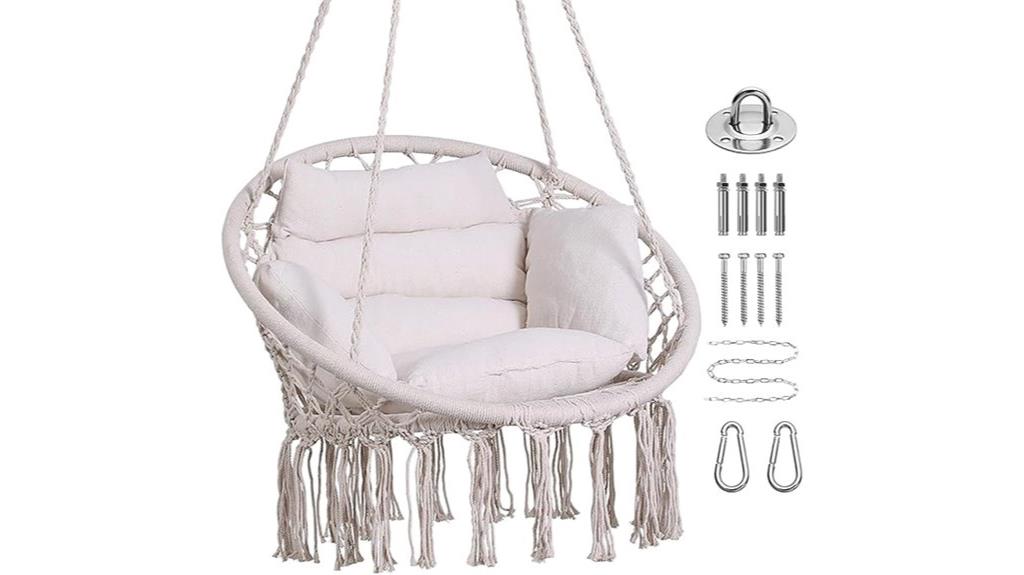 hammock chair with accessories