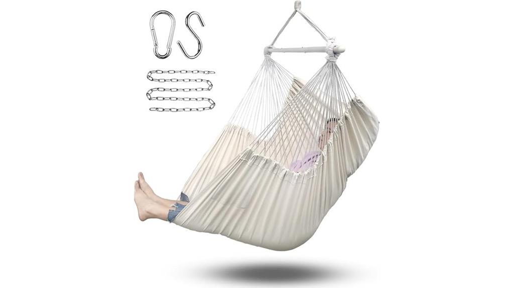 hammock chair with steel bar