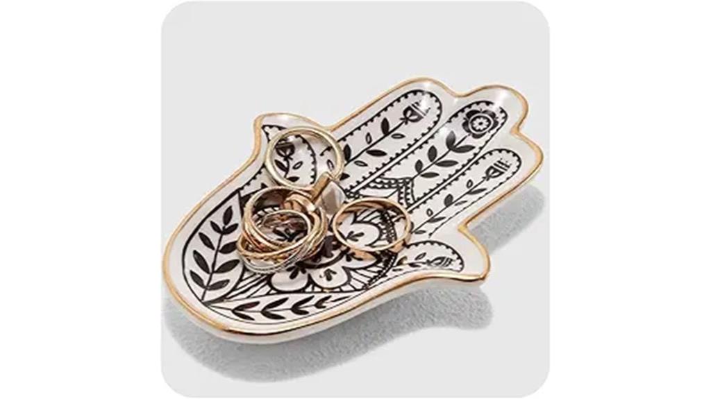 hamsa hand jewelry dish