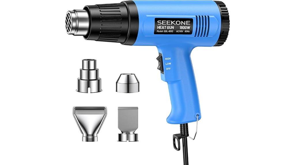 heat gun with nozzles