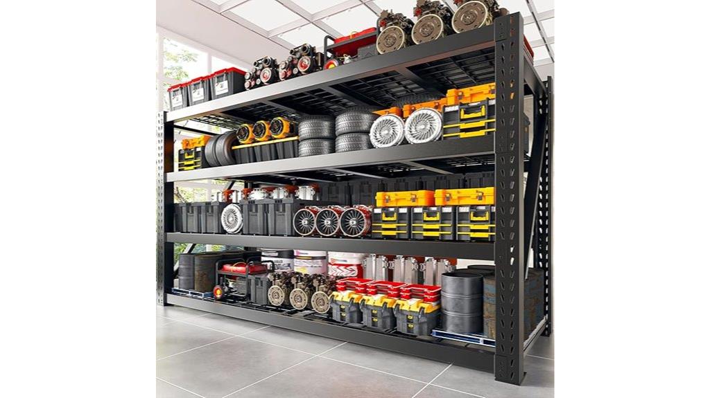 heavy duty garage shelving