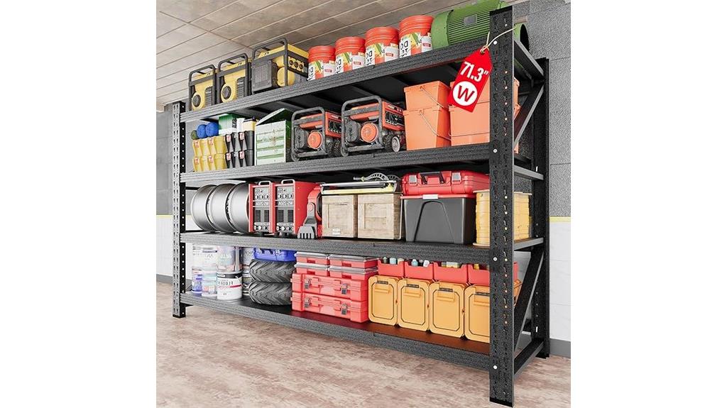 heavy duty garage shelving