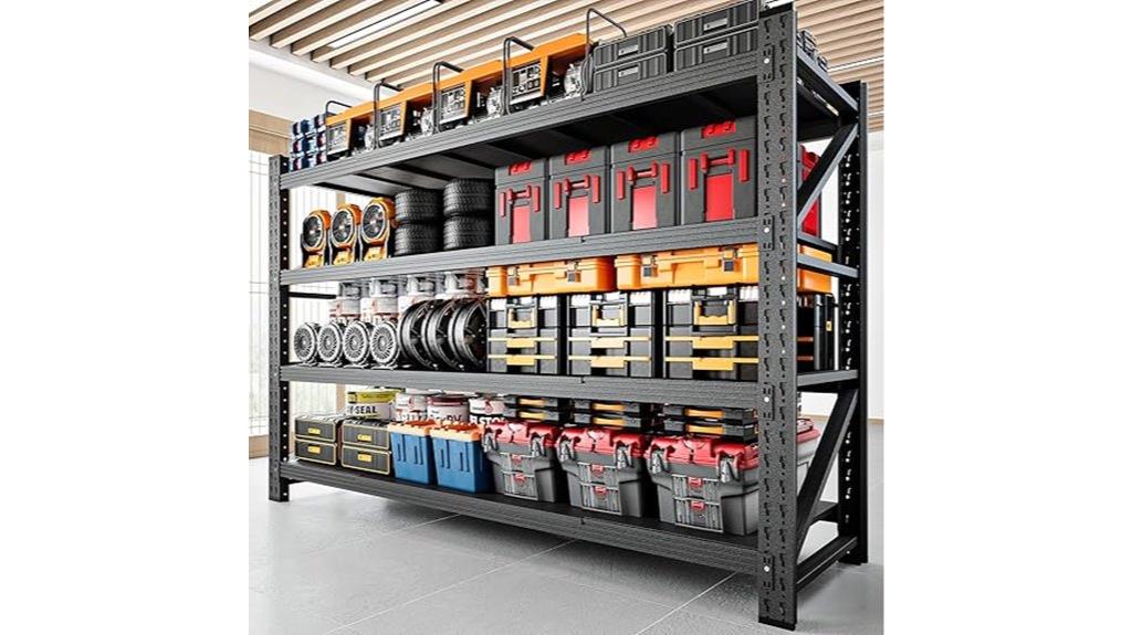 heavy duty metal shelves