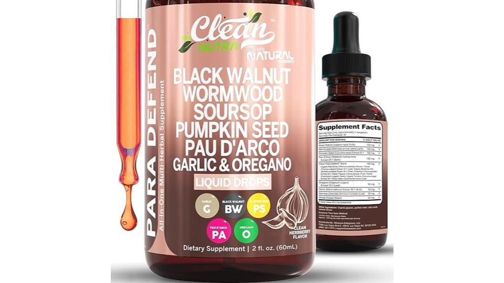 herbal liquid tincture formula