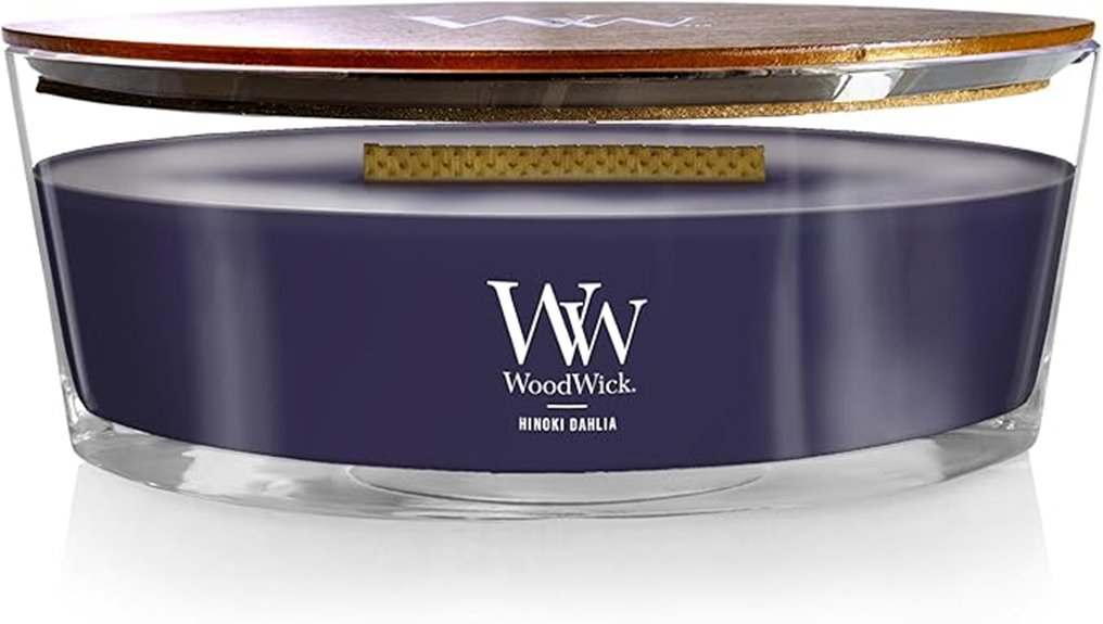 hinoki dahlia candle