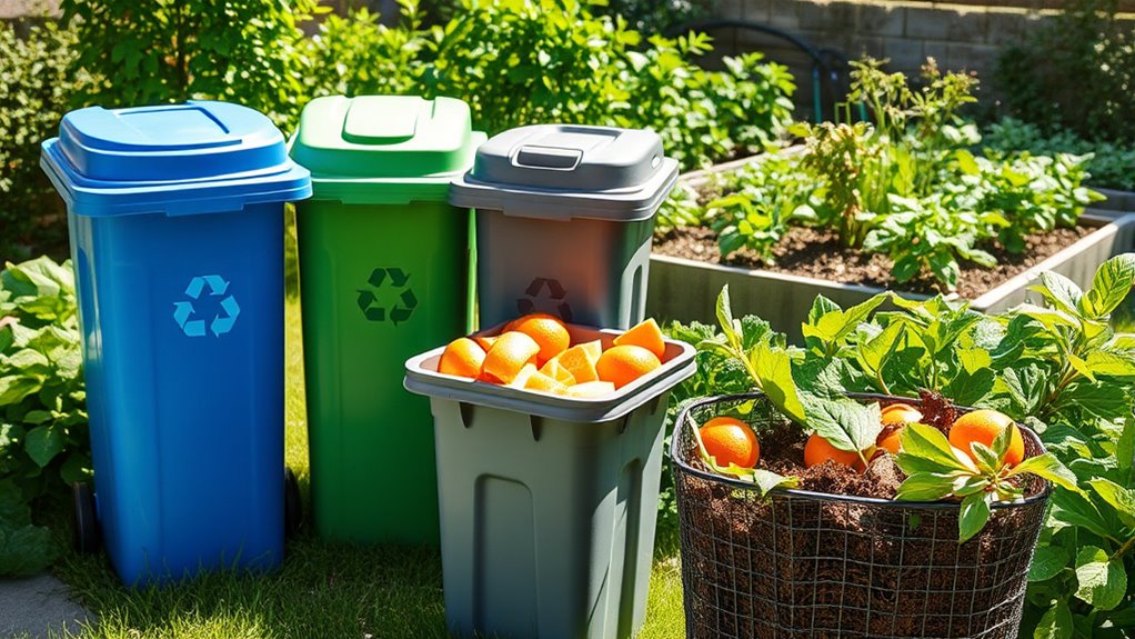 home recycling and composting