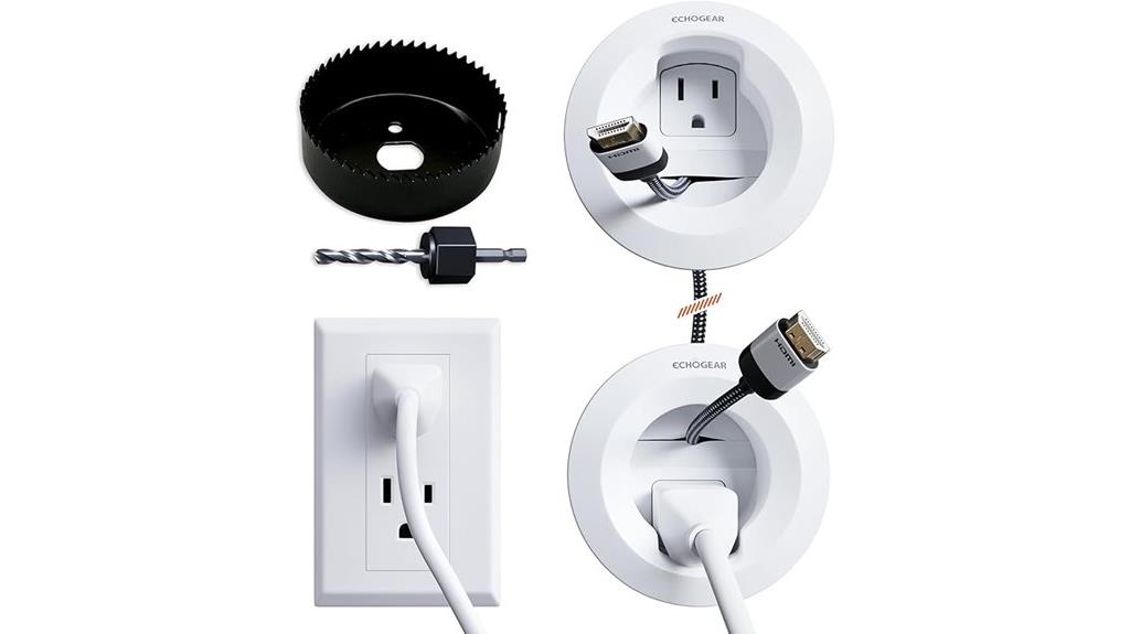in wall cable organizer