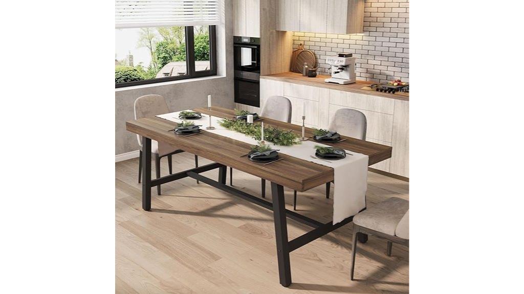 industrial dining six to eight