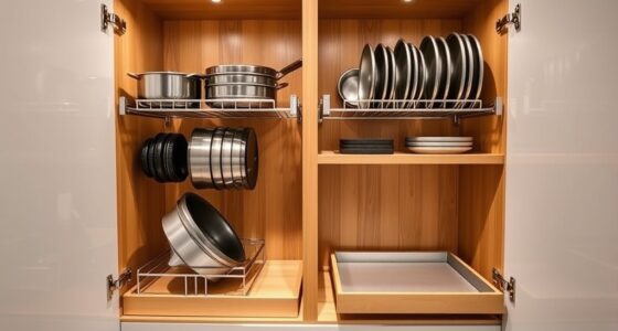 kitchen cabinet organizer ideas