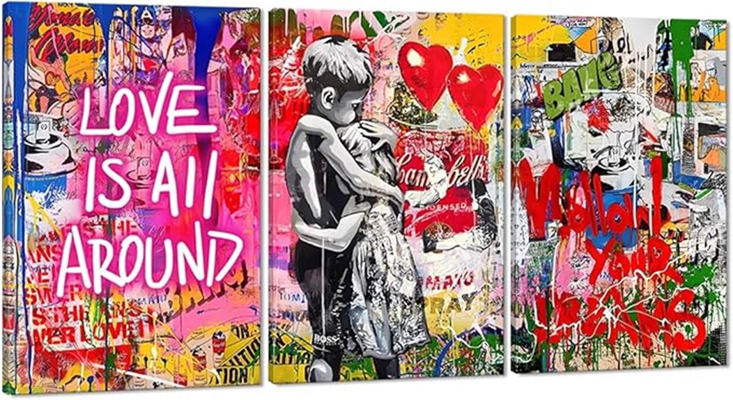 large bedroom wall art