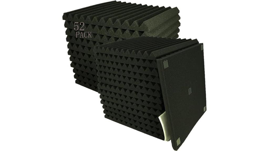 large black foam tiles