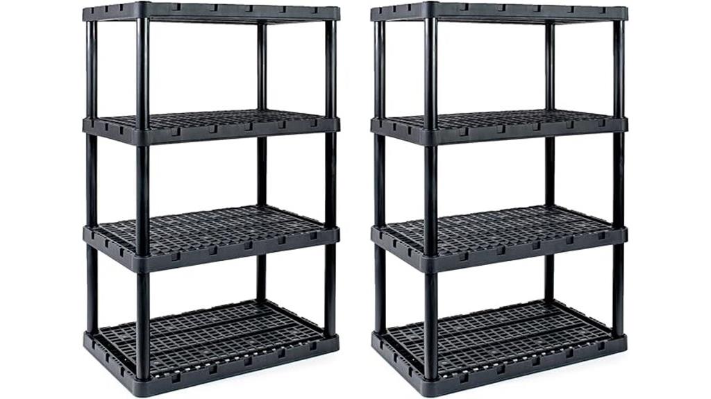 large capacity shelving set