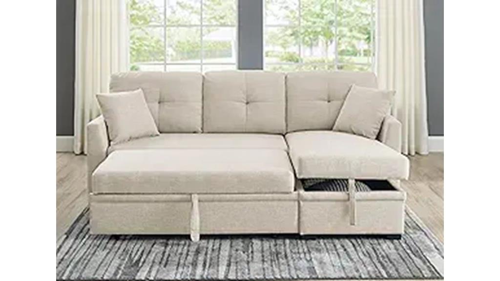 large convertible couch bed