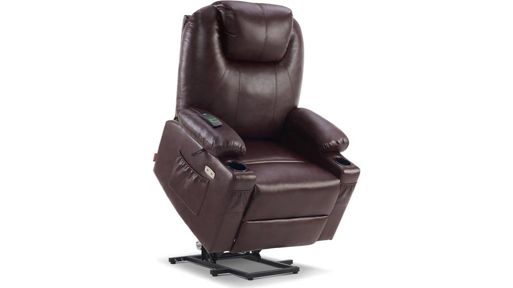 large power recliner with massage